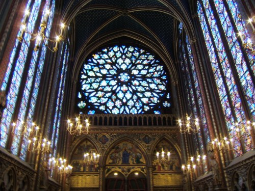 St. Chapelle des Paris vetrate istoriate